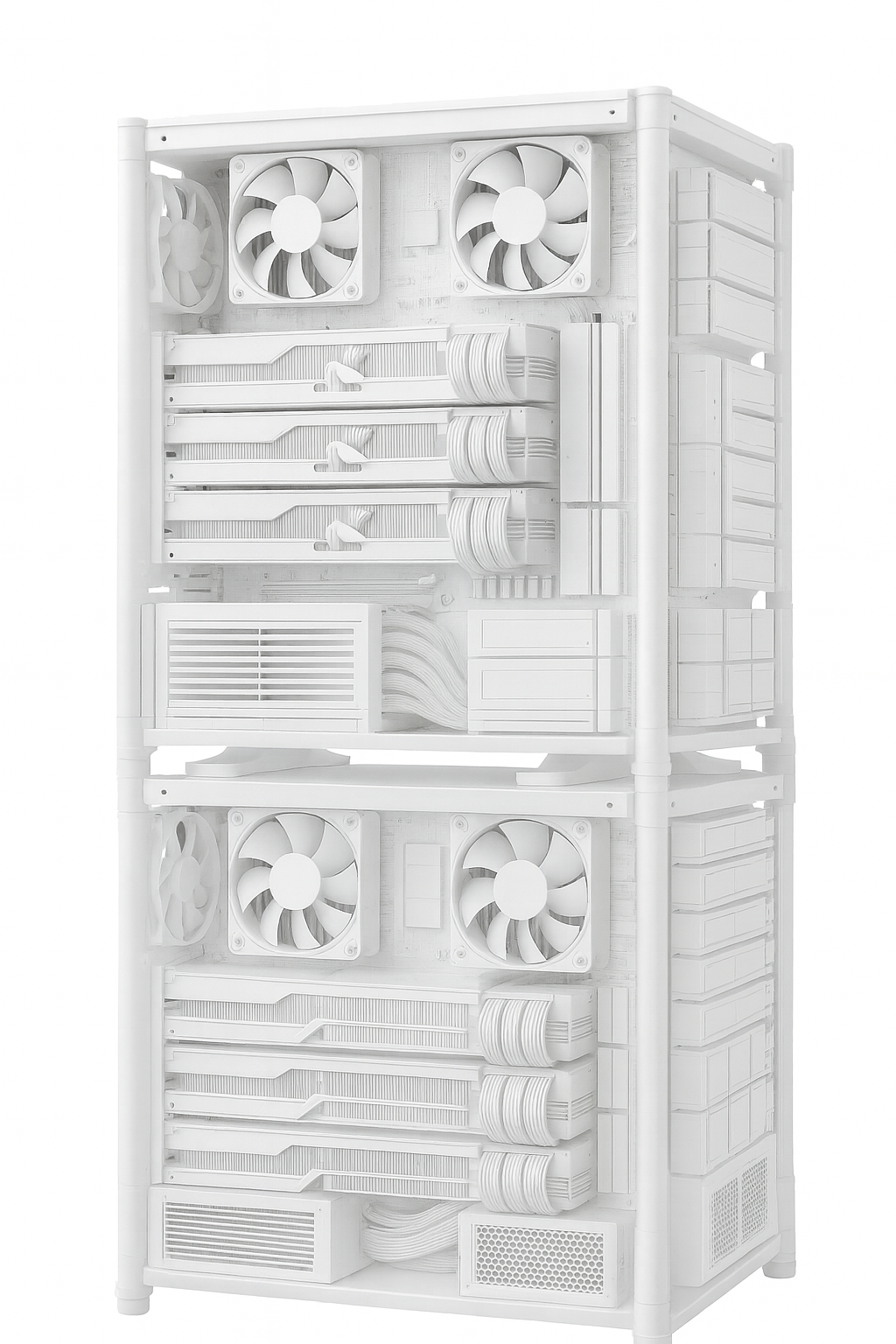 Origin workstation tower in light theme